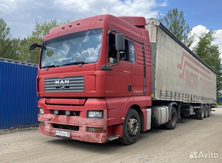 MAN TGA 18.440 с полуприцепом, 2008