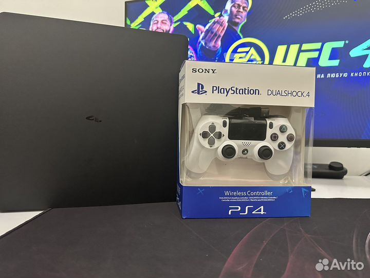 Sony PlayStation 4 slim + 40 игр