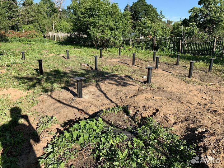 Винтовые сваи. Свайный фундамент за 1 день