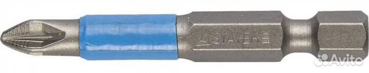 Биты stayer profi, хвостовик E 1/4, PZ №2, 50мм, 2