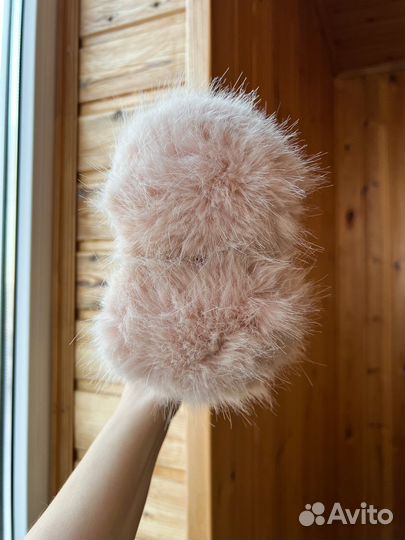 Меховые наушники (h&m)