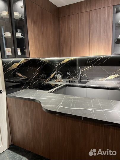 Кухня в стиле IKEA с замером