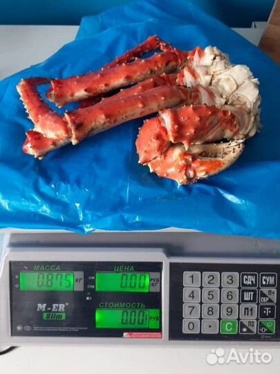 Камчатский королевский краб половинки