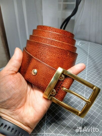 Ремень из кожи буйвола