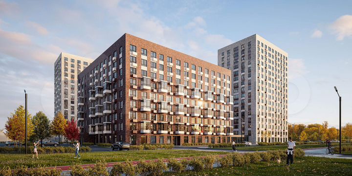 1-к. квартира, 34,3 м², 3/16 эт.