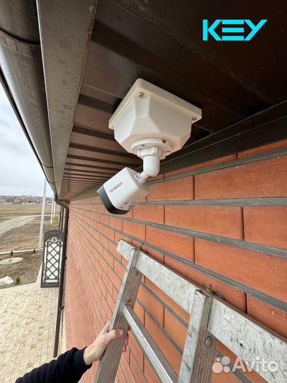 Камера видеонаблюдения с установкой