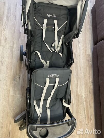 Коляска для погодок двойни