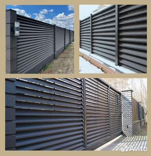 Забор жалюзи с доставкой и НДС
