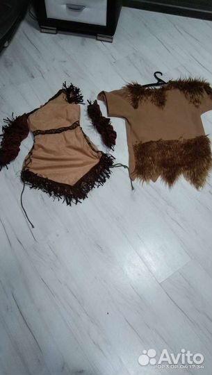 Костюм первобытных людей