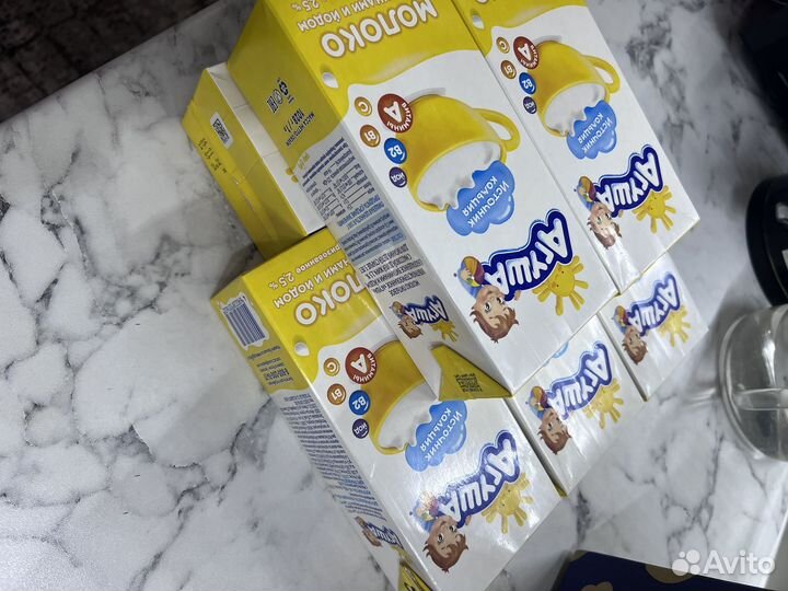 Молоко агуша 1л