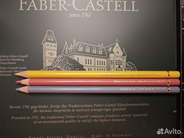 Карандаши Faber Castell polycromos и Pitt Pastel