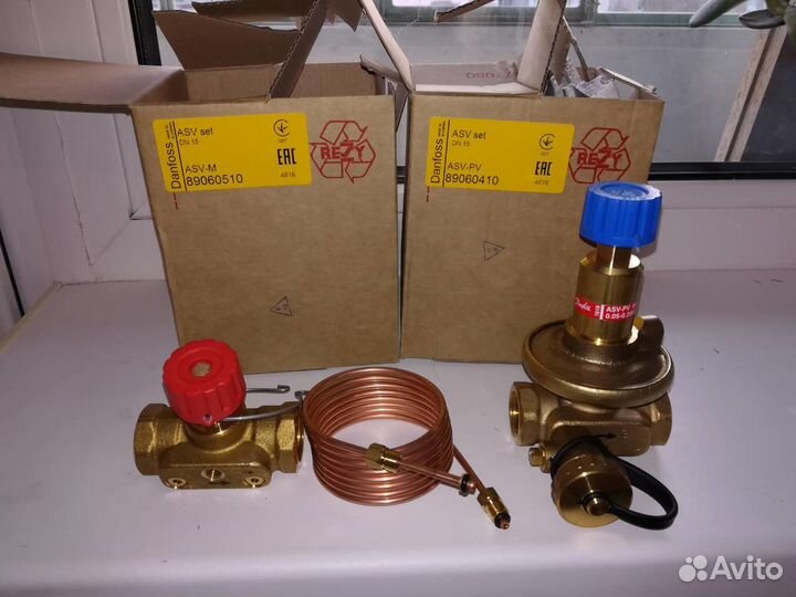 Регулятор перепада давления ASV-PV/ASV-M Danfoss