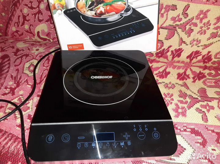 Индукционная плита одноконфорочная oberhof S11