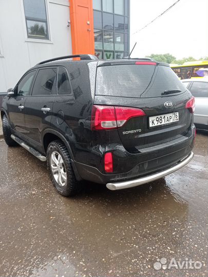 Защита переднего бампера двойная для Kia Sorento