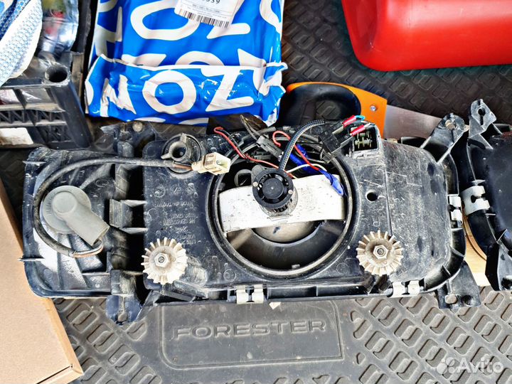 Фары с линзами Passat B3