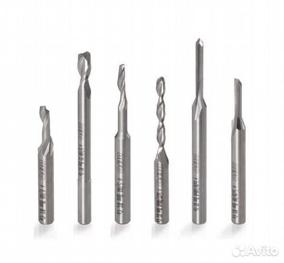 Концевые пальчиковые фрезы по алюминию и пвх