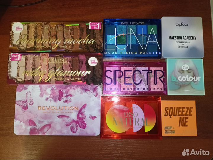 Палетки теней