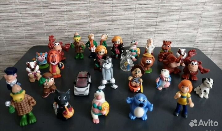 Игрушки Киндер, сказка на ладошке, Петрушка