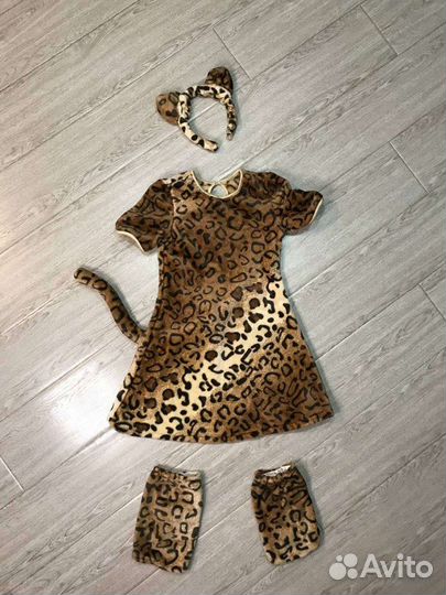 Костюм леопарда девочки