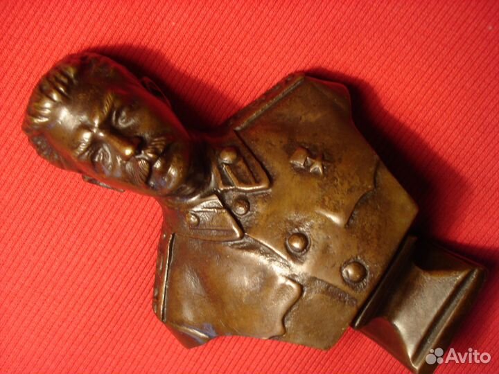 Бюст Сталин 1947г Бронза Винтаж Редкий