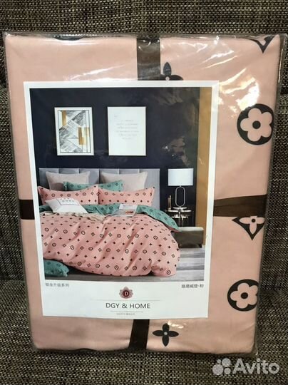 Постельное белье евро Louis Vuitton 100 хлопок