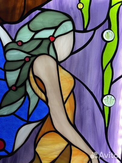 Панно картина ночник светильник стекло