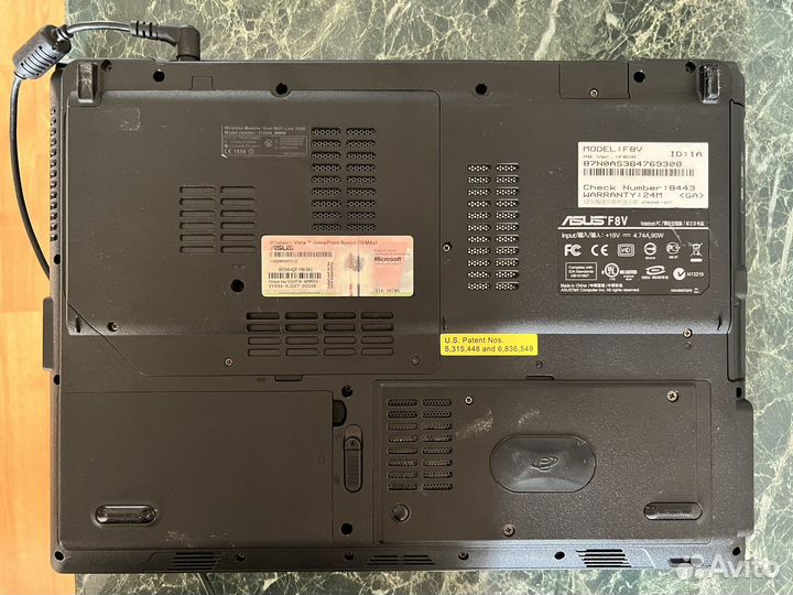 Ноутбук asus F8V