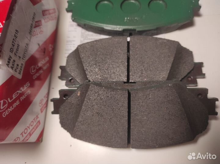 Тормозные колодоки toyota corolla (150/151)