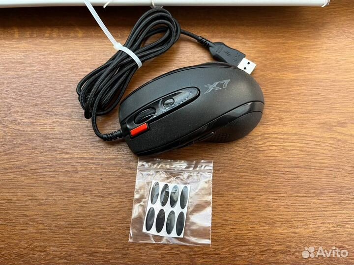 Мышь проводная A4Tech X-710BK