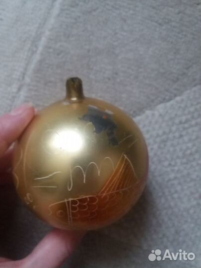 Ёлочный шар СССР 