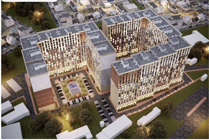 2-к. квартира, 50 м², 6/17 эт.