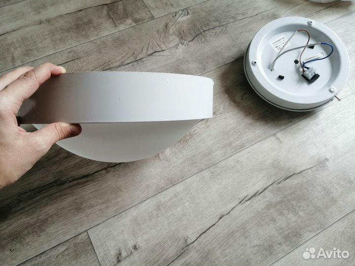 Плафон белый круглый матовый 29,5 см