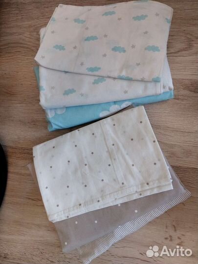 Натяжные простыни на детскую кровать 120 60 IKEA