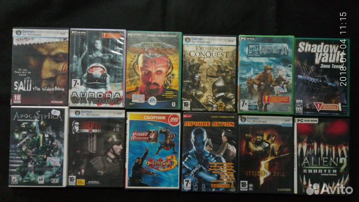 Игровые диски на PC и компьютер