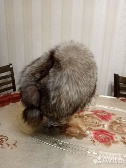 Шапка женская чернобурка