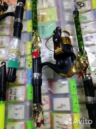 Спиннинг телескоп. оснащенный