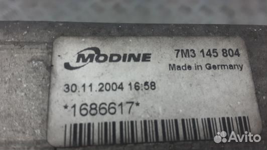 Радиатор интеркуллера seat alhambra 7M (EBR10KC01)