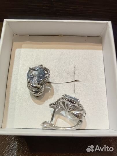 Серьги серебро