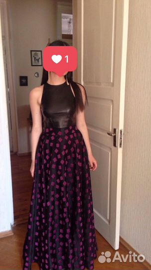 Топ натуральная кожа 42 размер