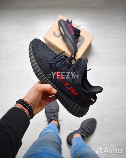 Кроссовки Adidas Yeezy Boost 350 V2 Black Red