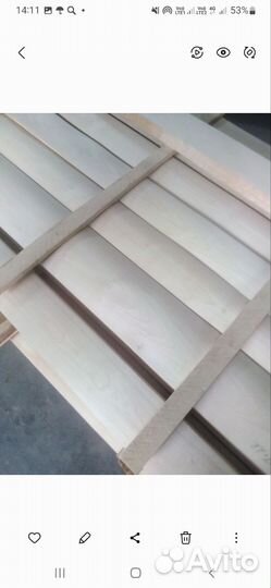 Шпон строганный натуральный