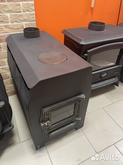 Печь отопительная воздухогрейная 100,200,300 кубов