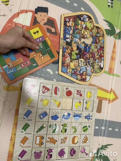 Развивающие игрушки пакетом