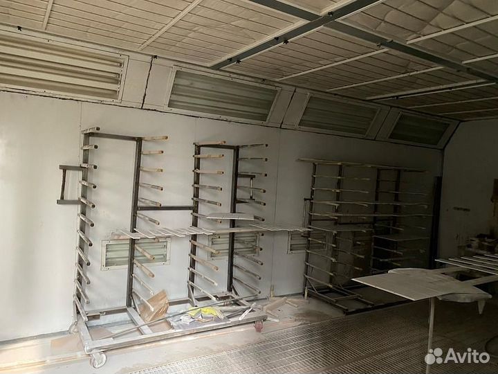 Окрасочная камера nordberg с горелкой