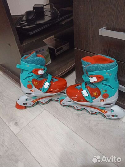 Роликовые коньки детские раздвижные 30