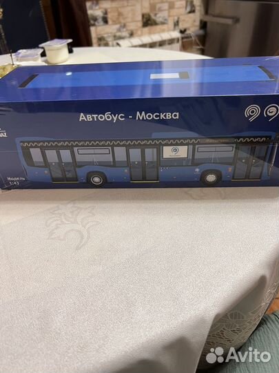 Коллекционная модель Автобус Москва от Мосгортранс