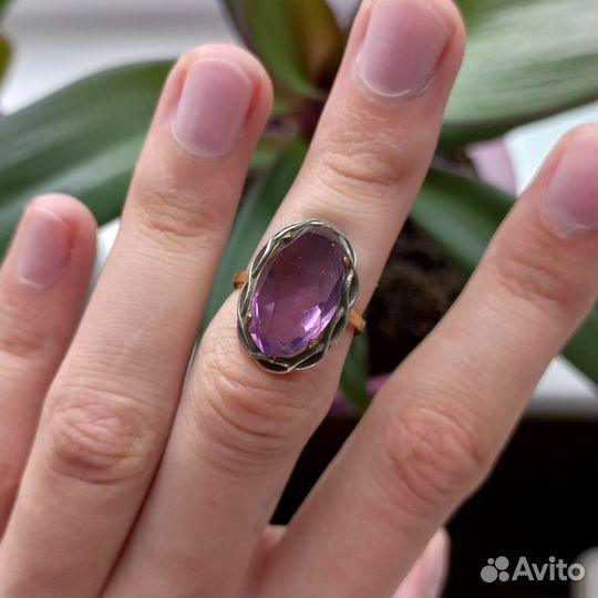 Винтажное кольцо, бижутерия, СССР