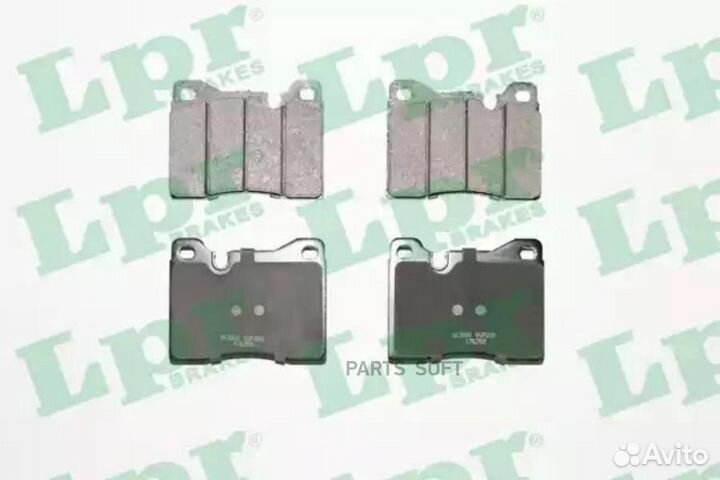 LPR 05P208 Колодки тормозные BMW E21/E28/E24/E23 7