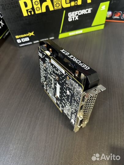 Видеокарта Palit GeForce GTX 1660 super StormX 6Gb