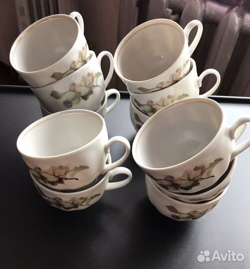 Сервиз чайный/кофейный новый, фарфор